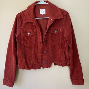 HIDDEN Corduroy burnt orange jacket - perfect for fall!